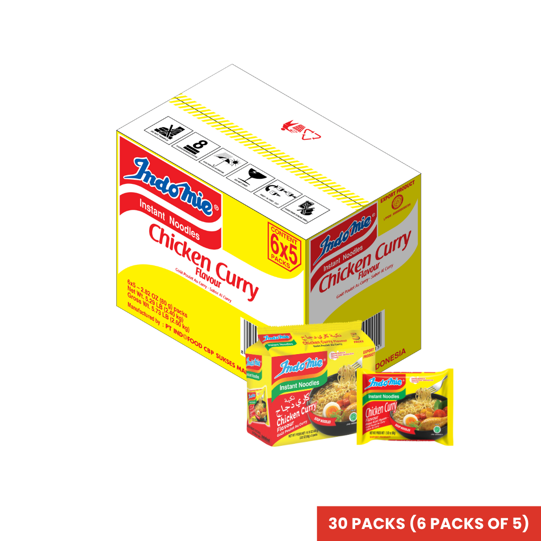 インドミindomie rebus kari ayam 40点袋 Indomie Chicken Curry Noodles - 30 Pack | 80g Each – indomie.us