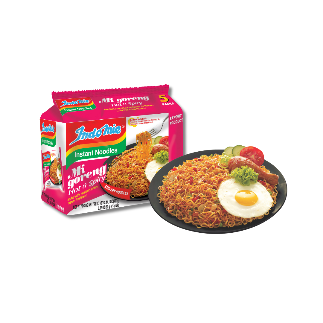 Mi Goreng Hot & Spicy Flavour (5 packs)