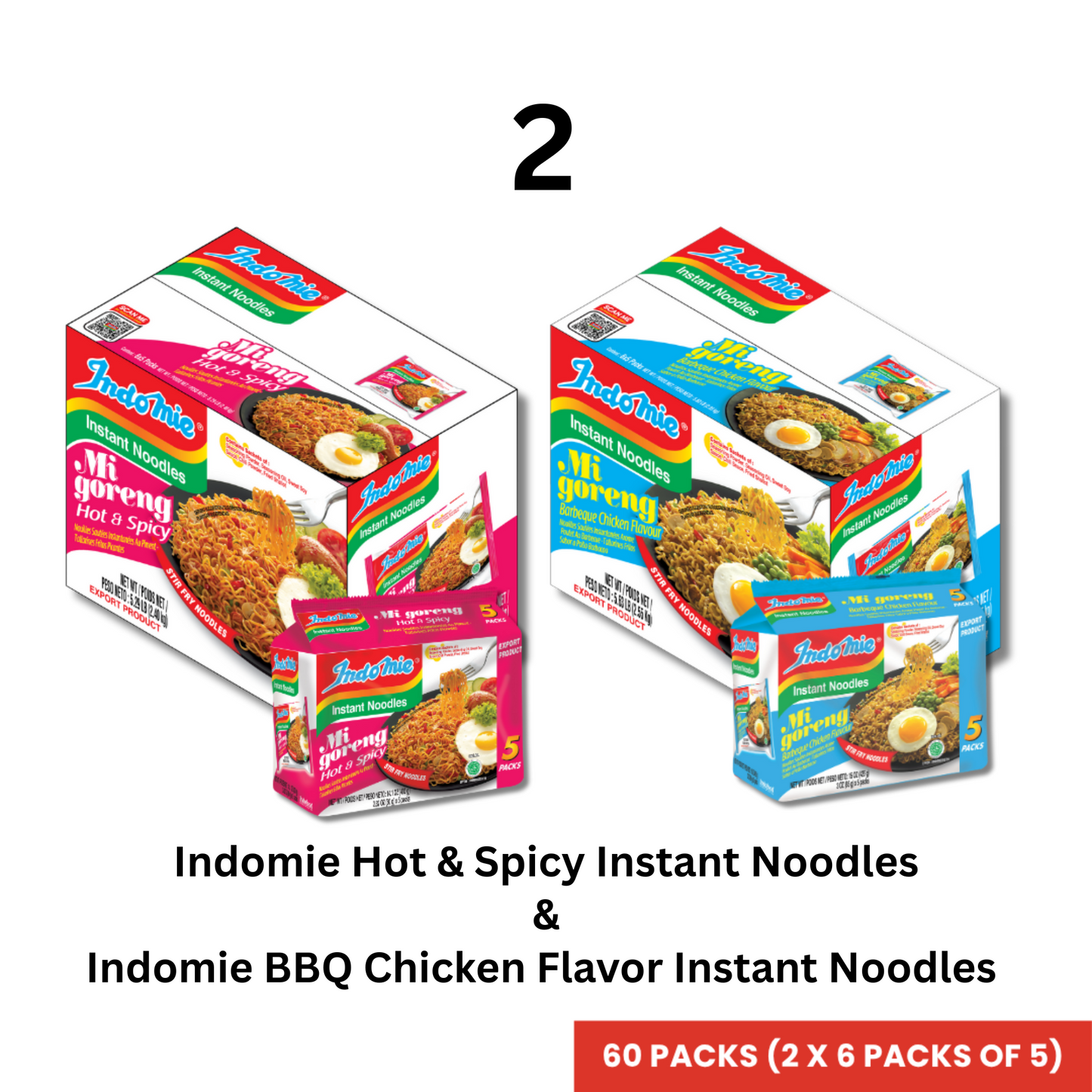 Merchandise Bundle Indomie Mi Goreng Hot & Spicy Instant Noodles Merchandise Bundle Indomie Mi Goreng Hot & Spicy Instant Noodles