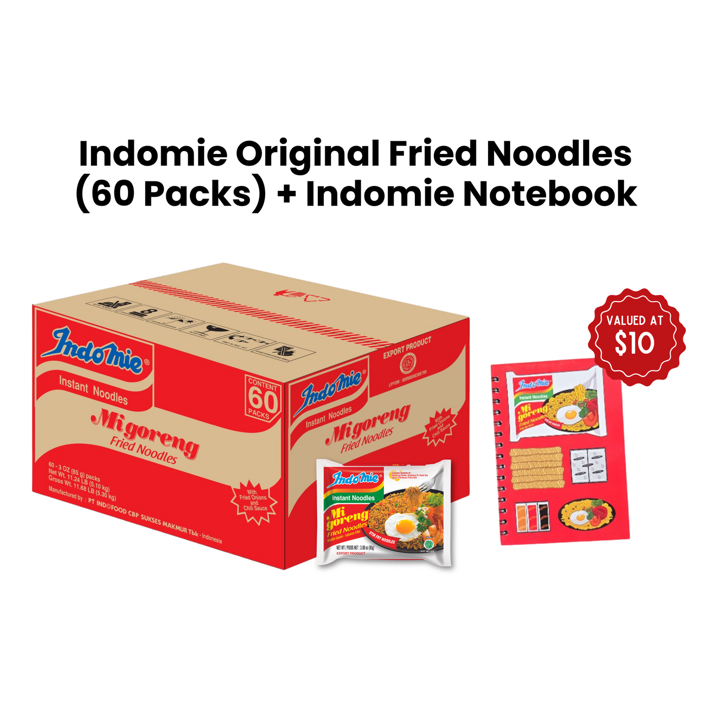 Indomie Mi Goreng Noodles Fritti - Pack Da 30, Halal, Gusto Autentico Indonesiano - Foto 7