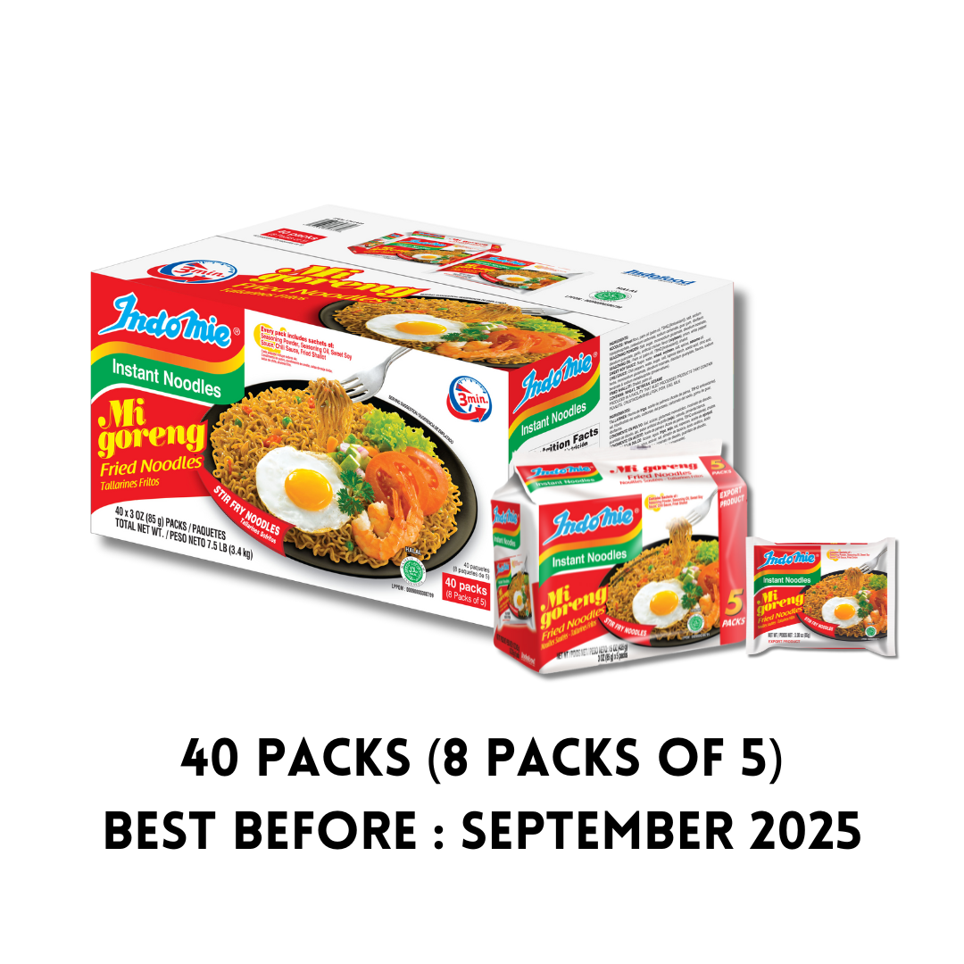 インドミゴレン indomie goreng 40点セット Indomie Mi Goreng Noodles – Original 40 Pack | Halal | Free