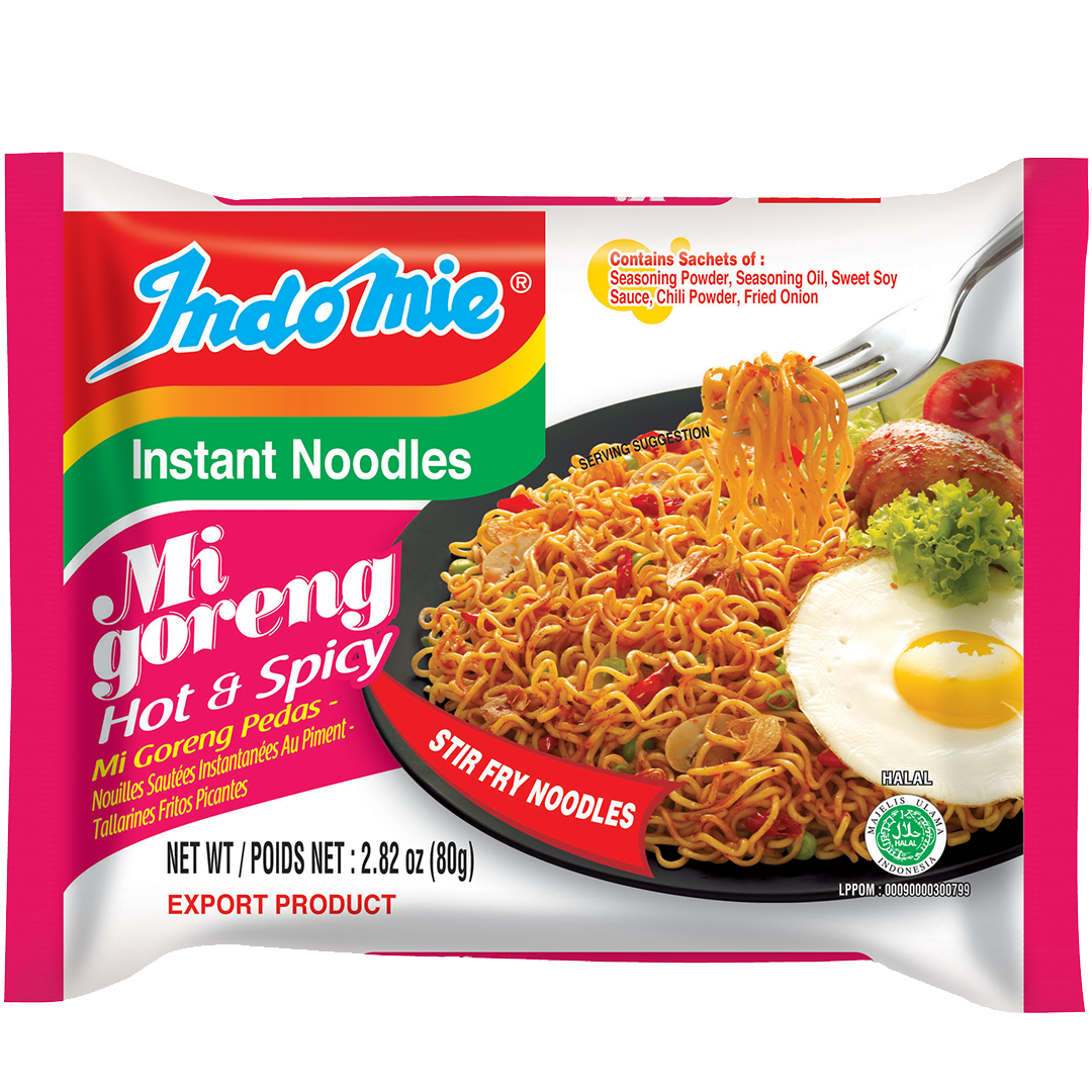 Mi Goreng Hot & Spicy Flavour (5 packs)